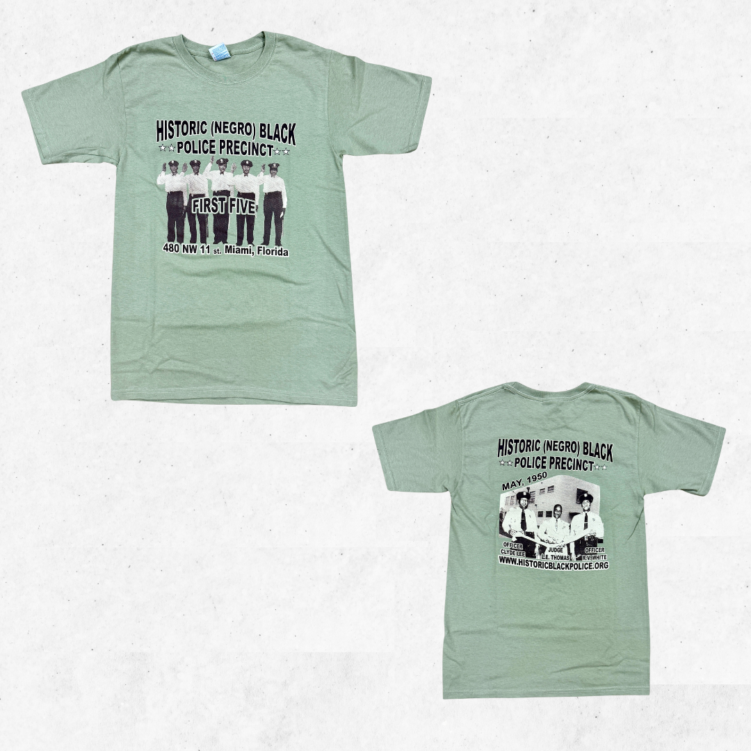 Black Police Precinct & Courthouse Museum "First Five" T-Shirt