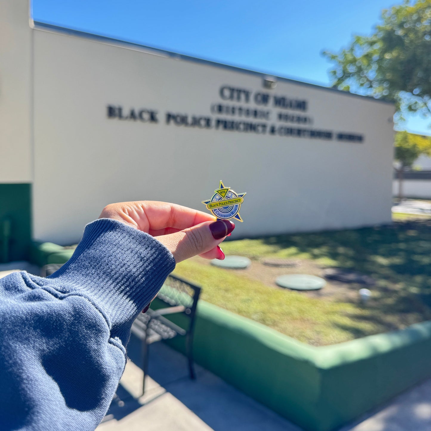 Black Police Precinct and Courthouse Museum Enamel Pin