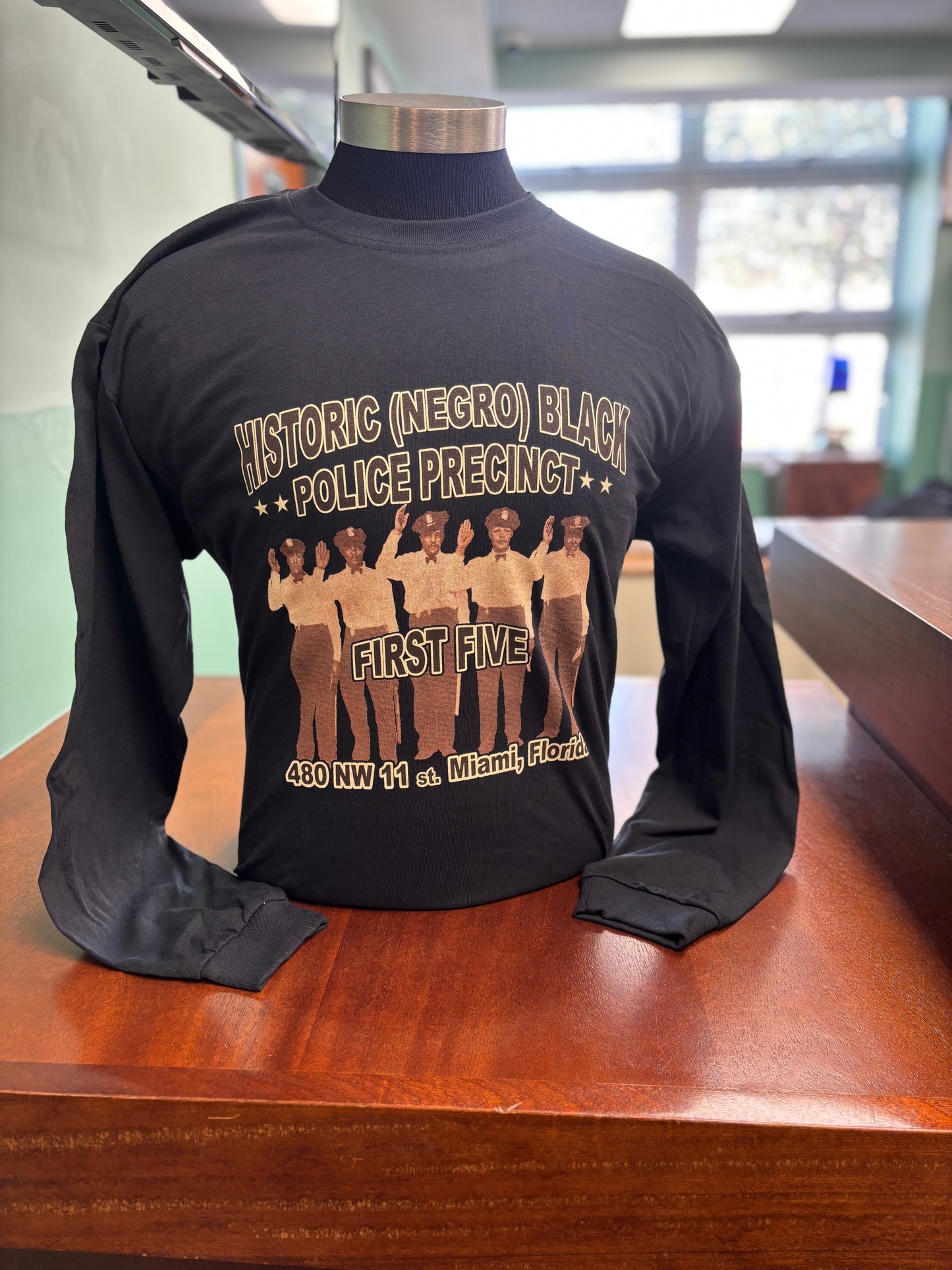 Black Police Precinct & Courthouse Museum "First Five" Long-sleeve Shirt