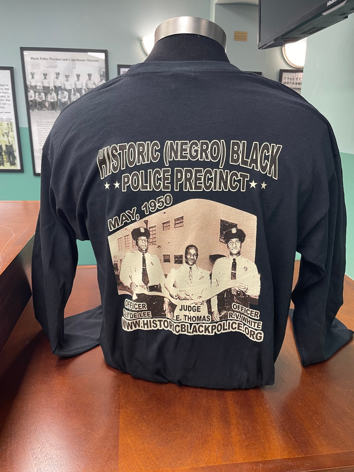 Black Police Precinct & Courthouse Museum "First Five" Long-sleeve Shirt