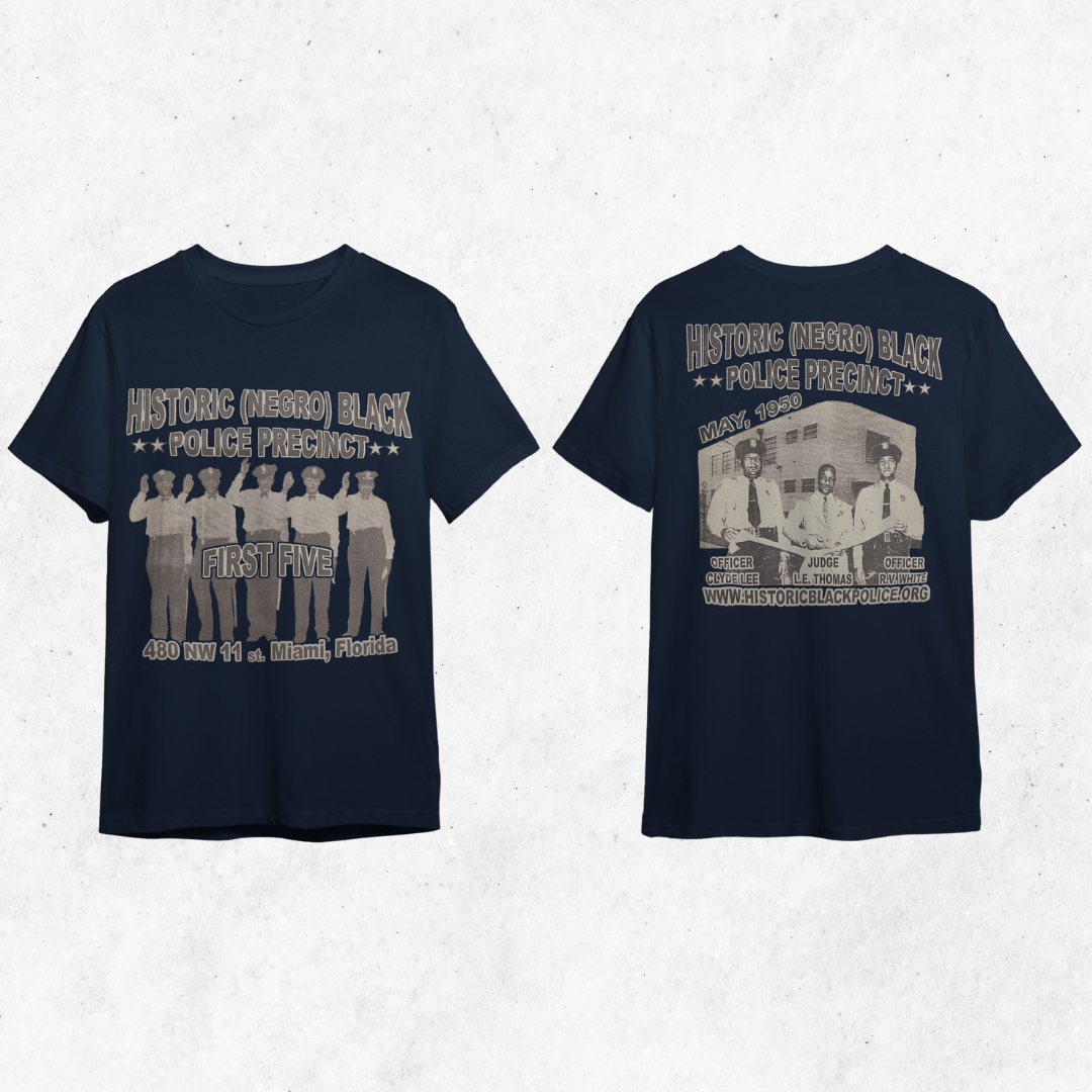 Black Police Precinct & Courthouse Museum "First Five" T-Shirt